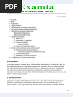 Socialscienceial Scienc-Electoral Politics Simple Easy Notes For Class 9th