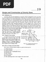 Design and Construction of Gravity Dams