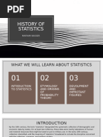 History of Statistics