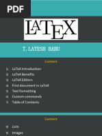 Latex Notes