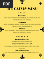 Black and Gold Gatsby Hotel Drink Menu PDF