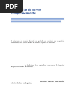 Cómo Dejar de Comer Compulsivamente