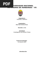 Universidad Nacional Autónoma de Honduras - VS:: Empresa y Derecho