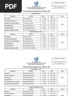 Calendario de Exames - II Semestre - 2024 - Final