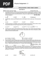 Physics Assignment - 3 (Circular, WPE)