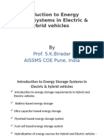 Introduction To Energy Storage Systems in Electric & Hybrid Vehicles