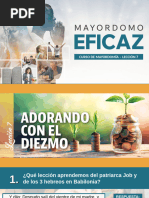 PPT, Curso de Mayordomía - Adorando Con El Diezmo