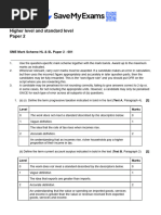 Set 1-Paper 2 MS IB HL Economics