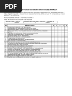 Test para Evaluar Los Estados Emocionales