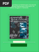 Engaging Young Children in Mathematics Standards For Early Childhood Mathematics Education 1st Edition Douglas H. Clements 2024 Scribd Download