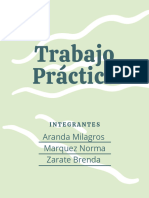 Portada de Cuaderno de Trabajo Práctico Simple Marrón y Blanco