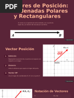 Vectores de Posicion Coordenadas Polares y Rectangulares