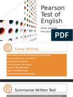 PTE - Essay Writing