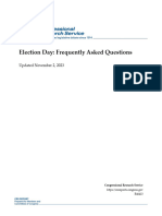 Election Day: Frequently Asked Questions: Updated November 2, 2023