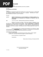 Modelo Carta ENTREGABLE y Solicito CONFORMIDAD