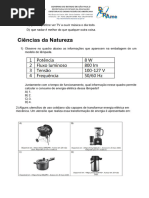 Simulado 8ºano - Ciencias