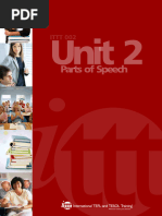 Unit 2 - Parts of Speech