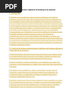 Factores Motivacionales e Higiénicos de Herzberg en Las Empresas