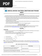 USP-NF 161 Medical Devices-Bacterial Endotoxin and Pyrogen Tests