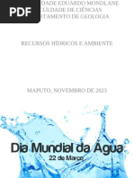 Agua e Meio Ambiente - PPT (Autosaved)