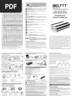 BEL Series Inverter Manual (En)