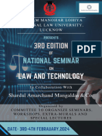 NLU National Seminar Brochure