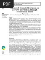 REF 1. Tarsem Lal, Univ. of Jammu. Impact Financial Inclusion On Poverty Alleviation Through Cooperative Banks