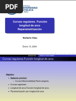 Beamer - Curva Regular - Longitud Arco - .Reparametrización .2024 - 0