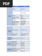 Conductive Tiles Comparison Sheet