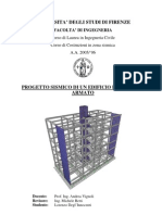 Relazione Costruzioni in Zona Sismica Edificio in Cemento Armato