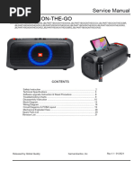 JBL Partybox On The Go Service Manual