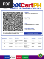 Vaccination Certificate 3