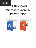 Ict Reviewer Microsoft Word & Powerpoint