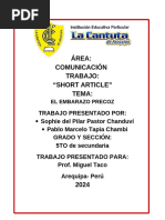 Short Article V Unidad