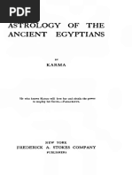 Karma (Pseudonym) - Astrology of The Ancient Egyptians