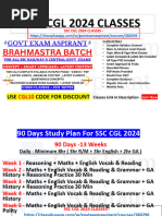 SSC CGL 2024 90 Days Daily Schedule @GovtExamAspirant - 37938013 - 2024 - 11 - 19 - 15 - 02