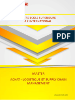 Master Achat Logistique Supply Chain Manag