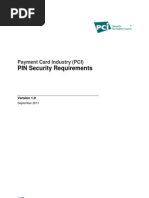 PCI PIN Security Requirements