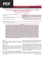 Conservative Laparoscopic Surgery Plus Mifepristone For Treating Multifocal Renal Cell Carcinoma