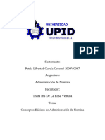 Conceptos Básicos de La Administración de Nomina