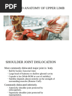 Applied Anatomy of Upper Limb