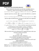 Derivadas - Funciones - Reales-Tarea