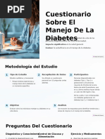 Cuestionario Sobre El Manejo de La Diabetes