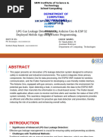 LPG Leakage Detection Using Arduino Uno and ESP32 Wifi Module