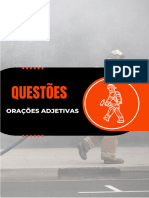 Questões - Orações Adjetivas