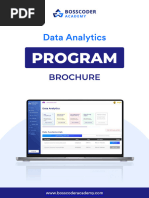 Data Analytics Program Brochure