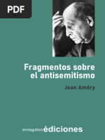 ISBN: 978-628-01-6061-0. Améry, Jean (2024) - Fragmentos Sobre El Antisemitismo