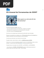 Kit Arsenal de Ferramentas de OSINT