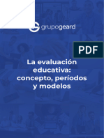 La Evaluación Educativa - Concepto, Períodos y Modelos