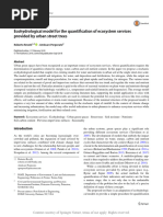 Ecohydrological Model For The Quantification of Ec